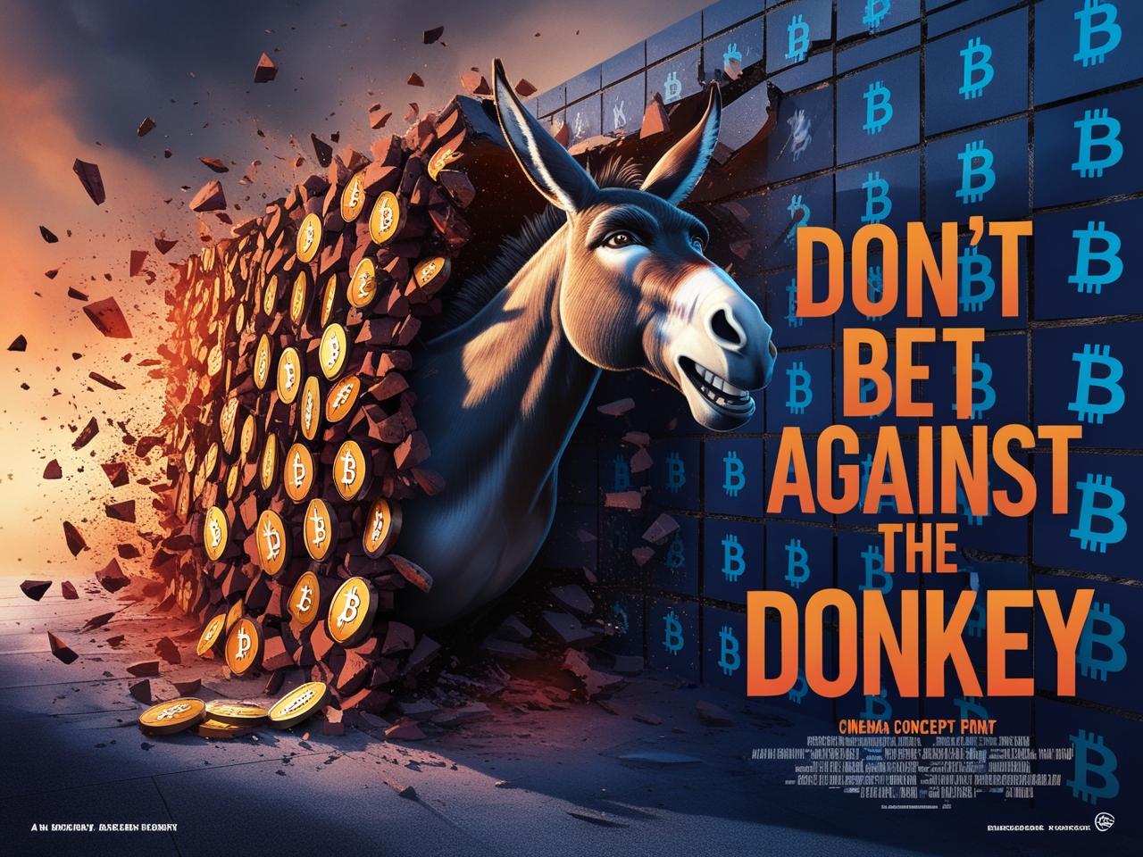 Don't Bet Against the Donkey — poster variant 2